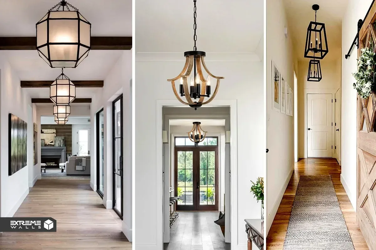 استفاده از چراغ های آویز 