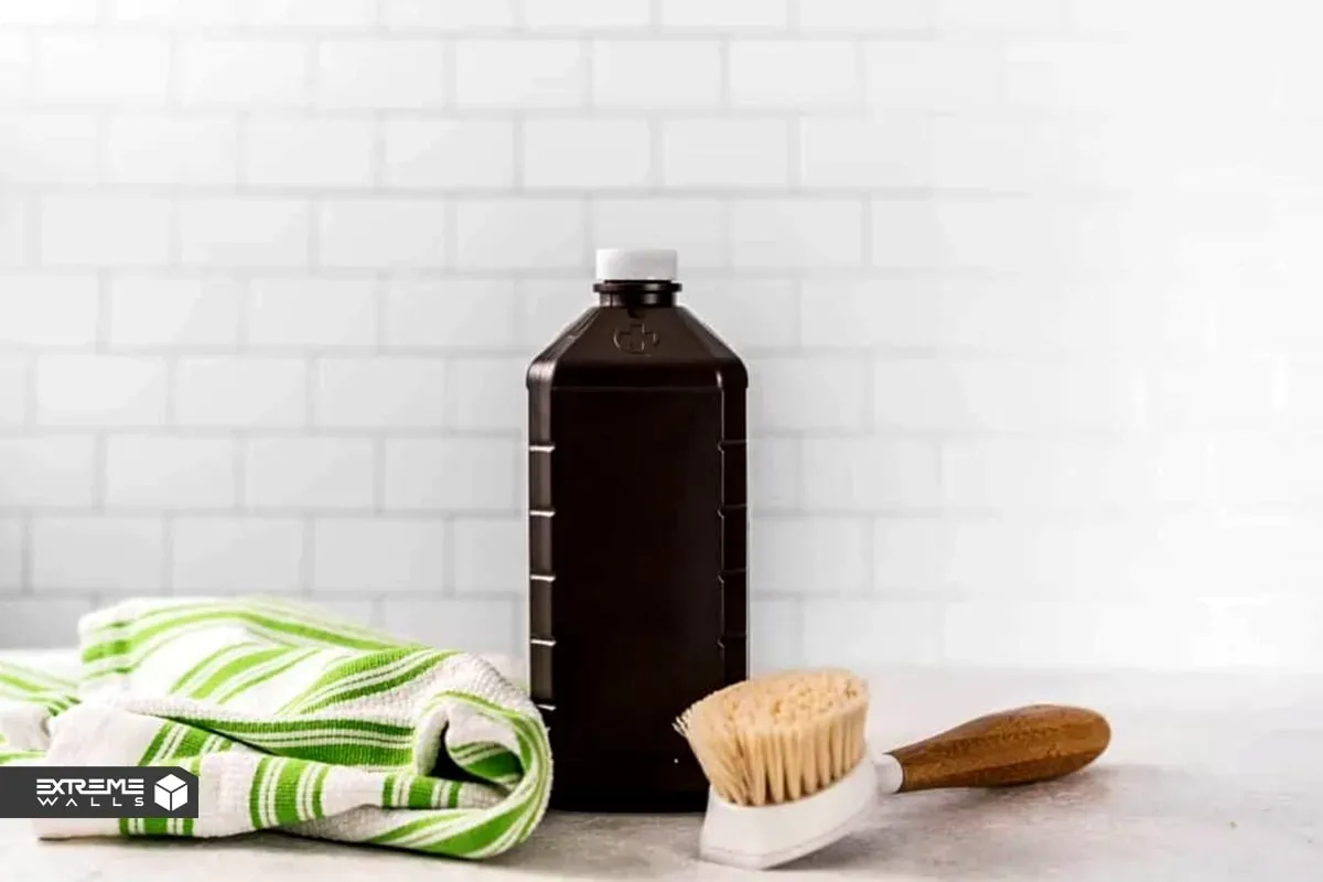 کاربردی ترین روش های ترمیم کاغذ دیواری پاره شده و آسیب دیده 35 پرهیز از شویندههای سفید کننده و برسهای زبر برای تمیزکاری کاغذ دیواری