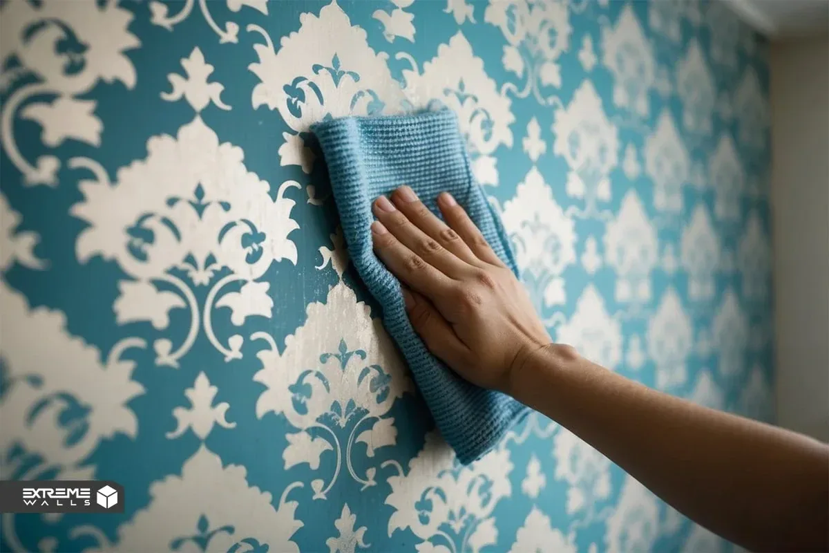 کاربردی ترین روش های ترمیم کاغذ دیواری پاره شده و آسیب دیده 32 روش صحیح تمیز کردن کاغذ دیواری با پارچه خشک