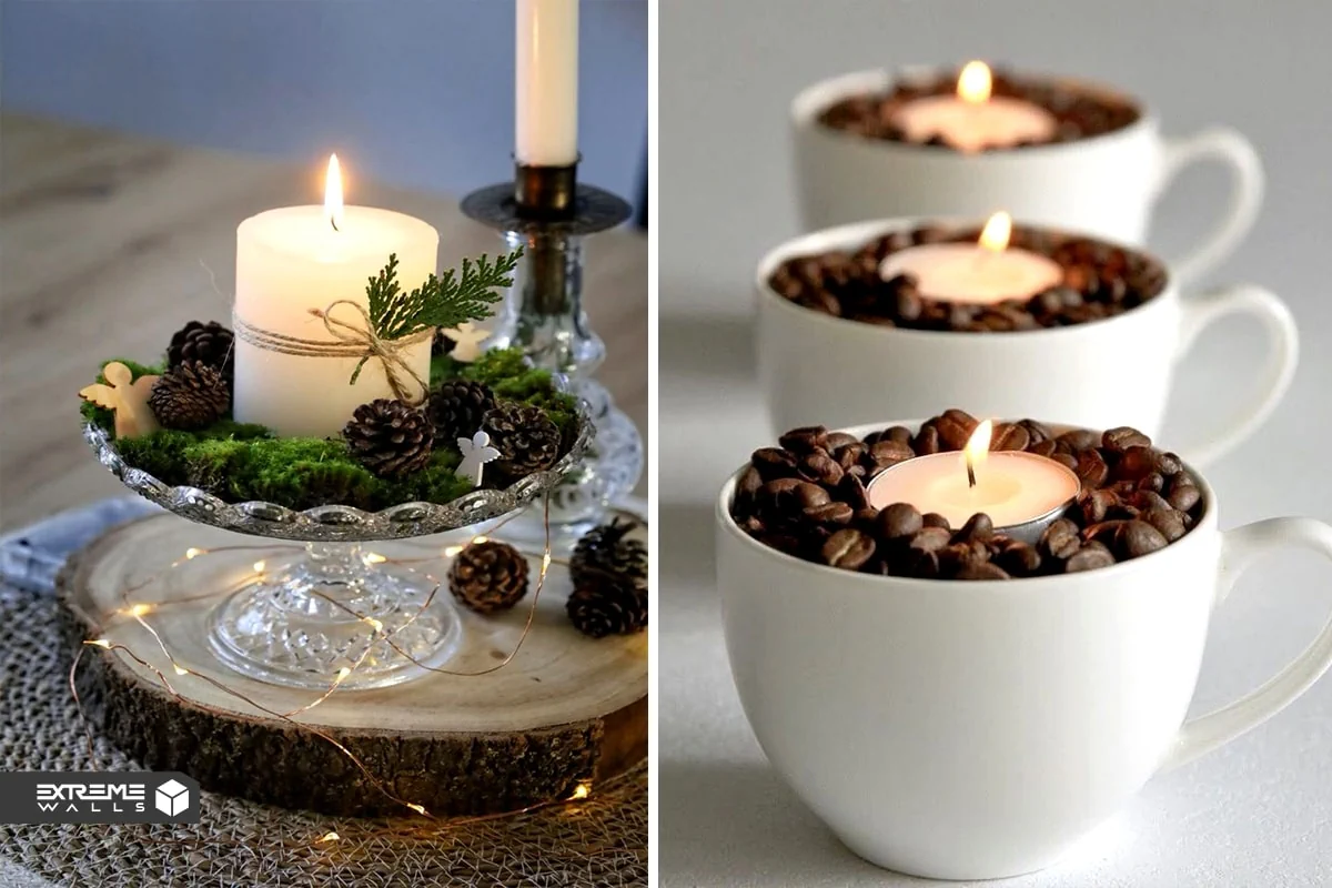 نورپردازی کافی شاپ و منزل به مناسبت شب یلدا