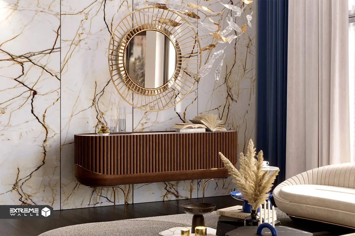 استفاده از رنگهای متالیک در دکوراسیون داخلی|طراحی لاکچری 6 "رنگهای متالیک در دکوراسیون داخلی؛ طلایی، ترکیبی از شکوه و تعادل"