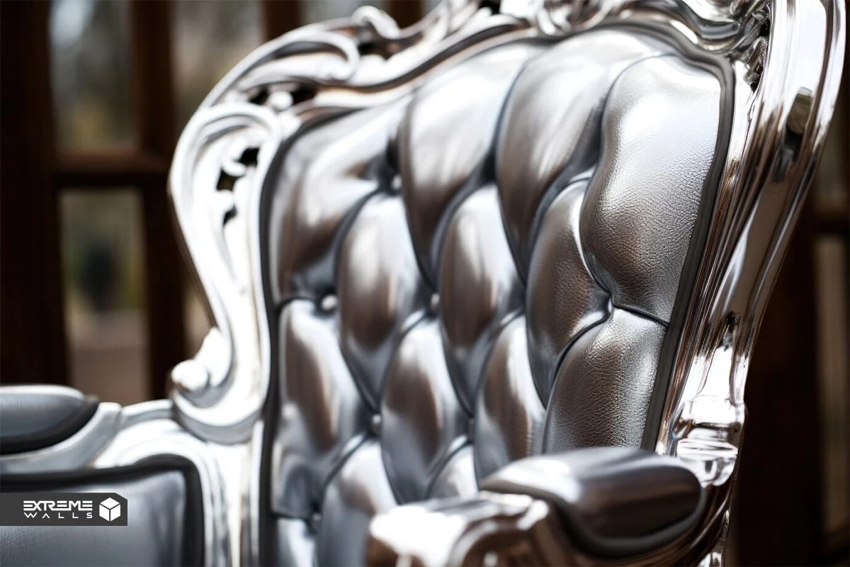 استفاده از رنگهای متالیک در دکوراسیون داخلی|طراحی لاکچری 9 "رنگهای متالیک در دکوراسیون داخلی؛ نقرهای برای ظاهری شیک و امروزی"