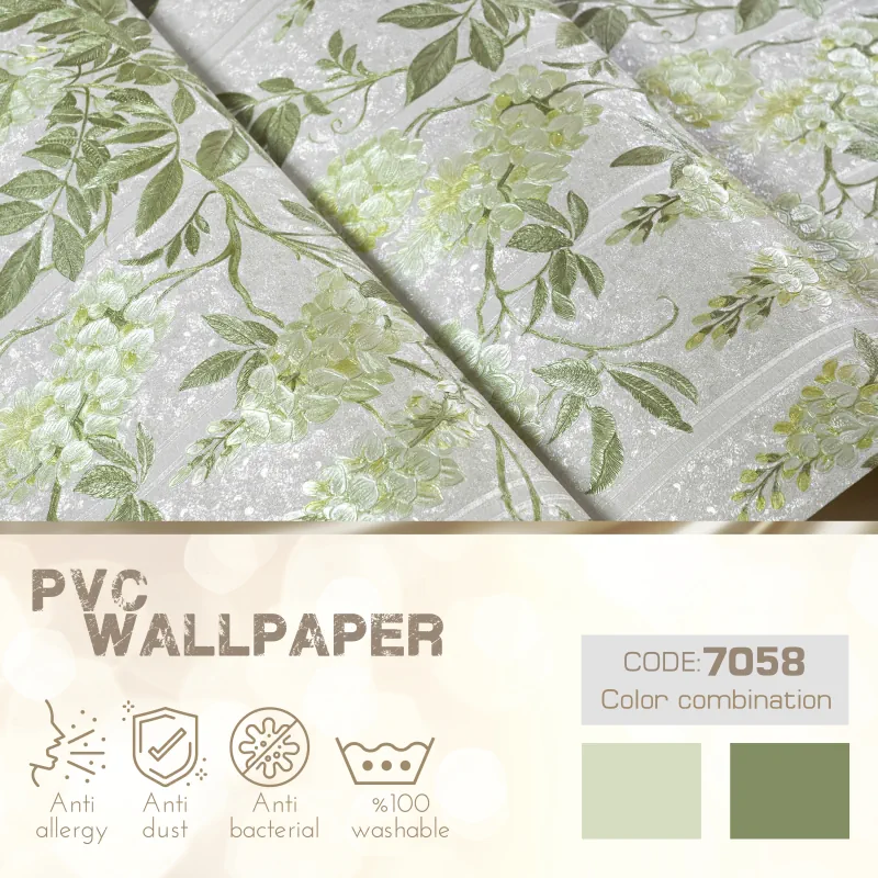 کاغذ دیواری طرح گلدار شاخ و برگ کد ۷۰۵۸ 8 کاغذ دیواری طرح گلدار شاخ و برگ کد ۷۰۵۸ پوستر