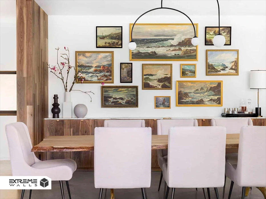 با این ایده های فوق جذاب یه دیوار گالری شیک و رویایی تو خونت داشته باش 16 دیوار گالری