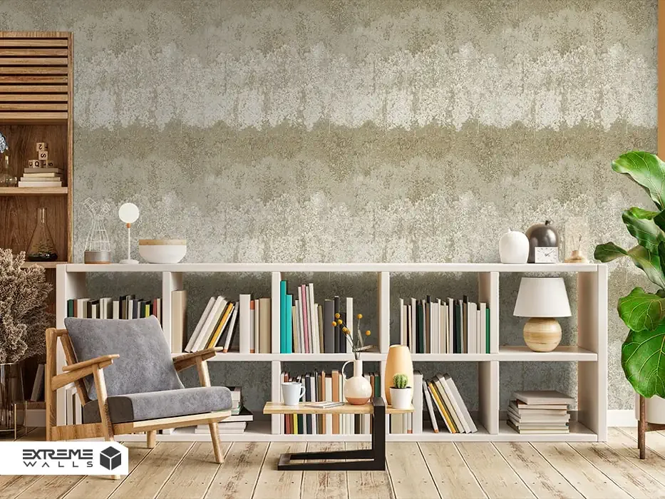 طراحی کتابخانه برای اتاق نشیمن