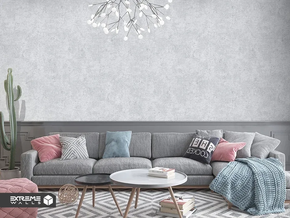طراحی دیوار با کاغذ دیواری