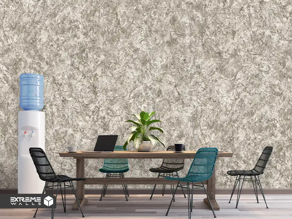 کاغذ دیواری طرح بتن قهوه ای