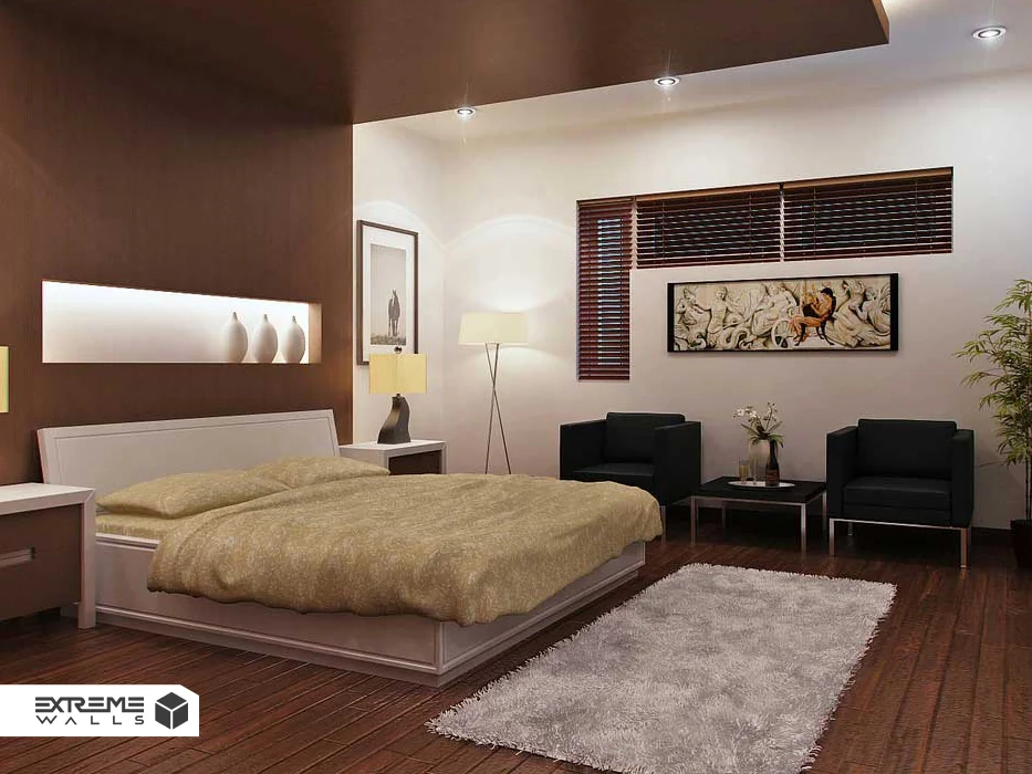 رنگ قهوه ای و سفید