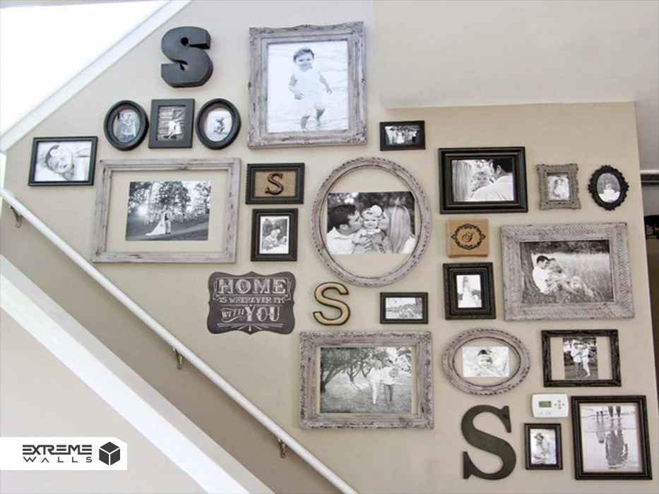 با این ایده های فوق جذاب یه دیوار گالری شیک و رویایی تو خونت داشته باش 5 دیوار گالری