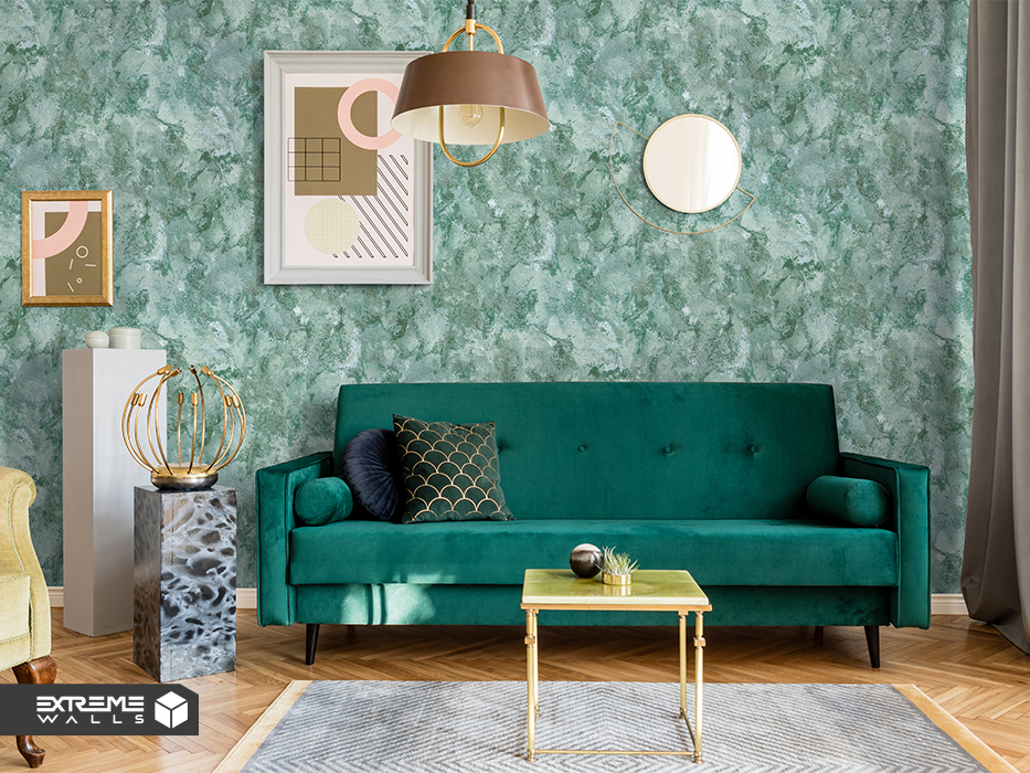 ست کردن مبلمان با کاغذ دیواری