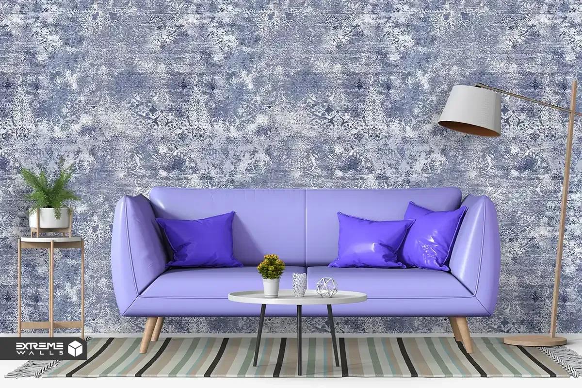 تصویر کاغذ دیواری آبی