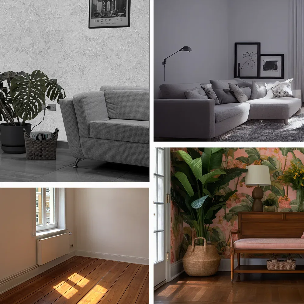 انتخاب کاغذ دیواری مناسب برای خانه‌های کم ‌نور