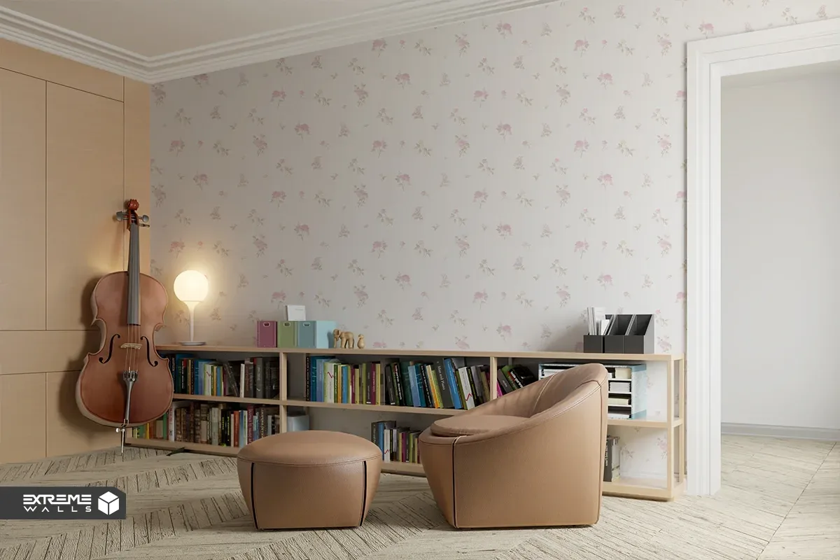 کاغذ دیواری طرح گلدار کد ۷۱۴۰ آلبوم پلوتونیوم 