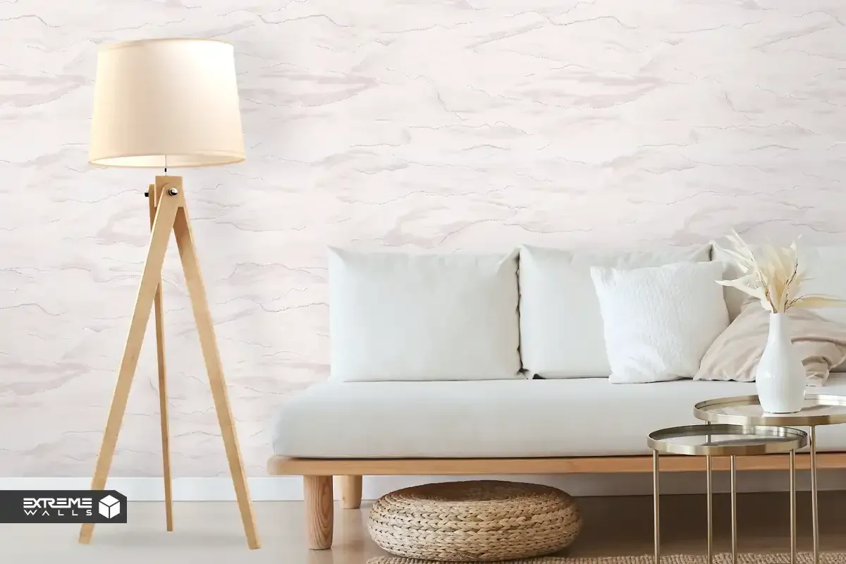 کاغذ دیواری طرح رگه‌دار پتینه کد ۷۰۲۳