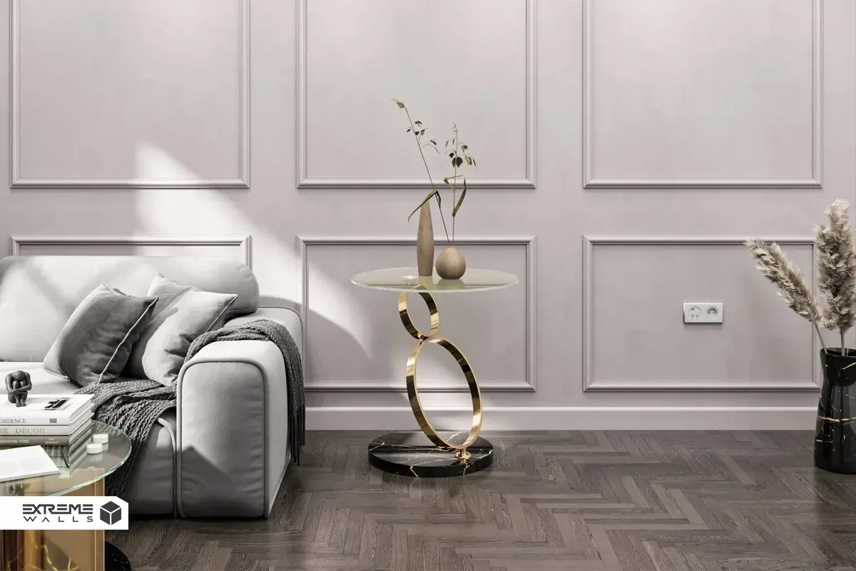 قاب بندی دیوار به صورت مربعی و مستطیلی