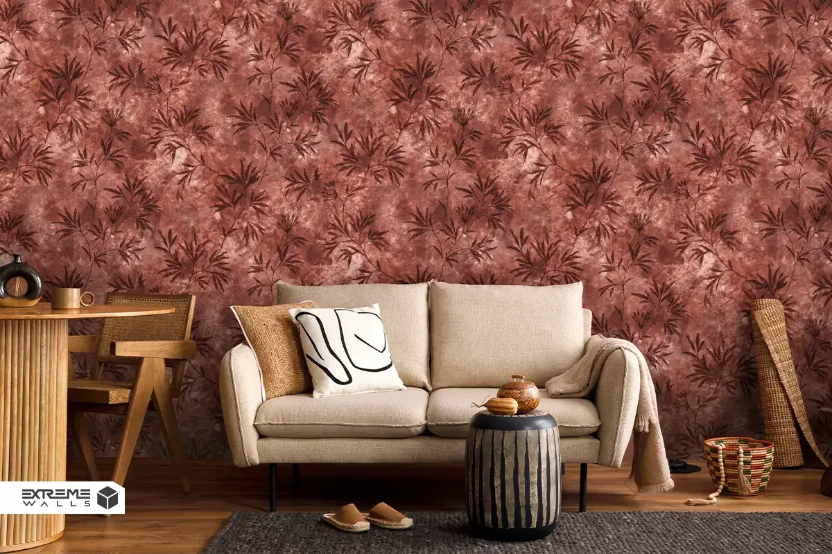 The idea of combining wallpaper with classic framing 6