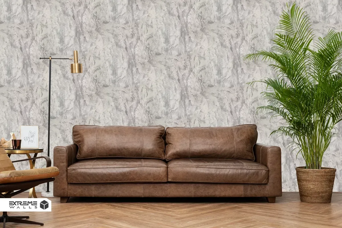 کاغذ دیواری یا دیوارپوش PVC؟ کدام بهتر است؟ | مقایسه جامع 6 کاغذ دیواری طرح پتینه سالن پذیرایی