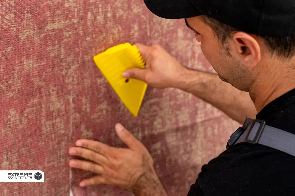 کاغذ دیواری یا دیوارپوش PVC؟ کدام بهتر است؟ | مقایسه جامع 5 نصب کاغذ دیواری