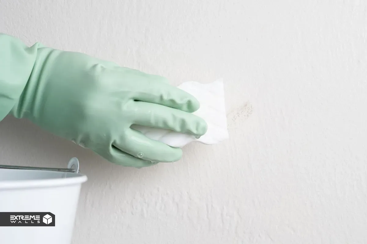 کاغذ دیواری یا گچکاری؟ بهترین راه پنهان کردن ترکهای عمیق دیوار 7 گردگیری و تمیز کردن دیوار