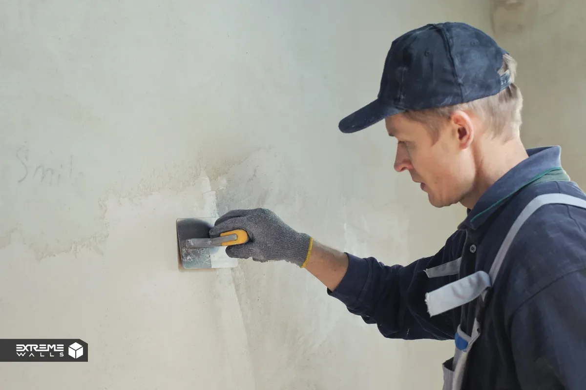 کاغذ دیواری یا گچکاری؟ بهترین راه پنهان کردن ترکهای عمیق دیوار 9 زیرسازی دیوار قبل از نصب کاغذ دیواری