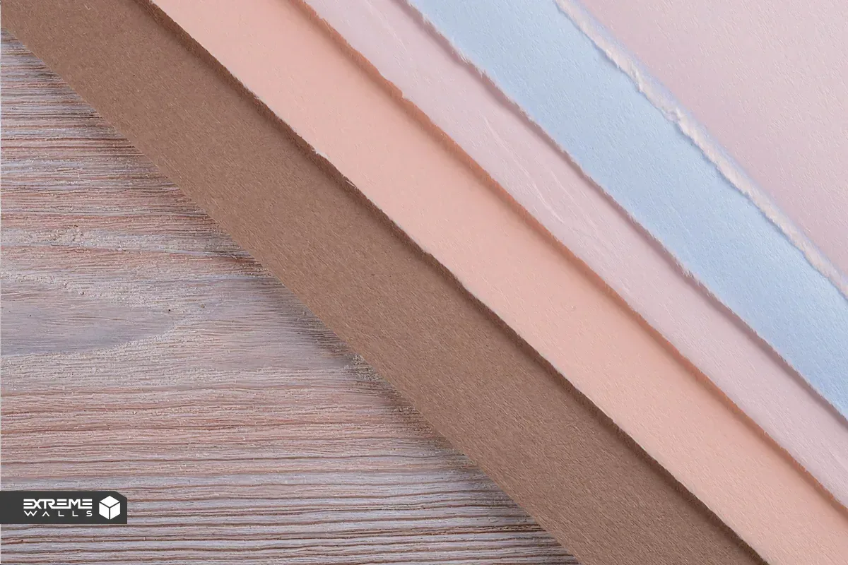 چرا بعضی کاغذ دیواریها بعد از چند ماه باد میکنند؟ راهحل رفع باد کردن کاغذ دیواری 5 مقایسه کاغذ دیواریهای مختلف با ضخامت متفاوت