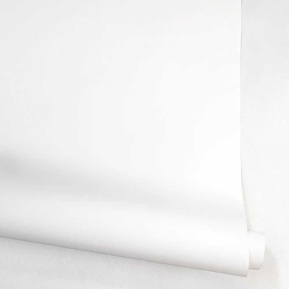 کاغذ دیواری کودک طرح ساده | سفید کد 12006 7 کاغذ دیواری کودک طرح ساده | سفید کد 12006 رول باز شده