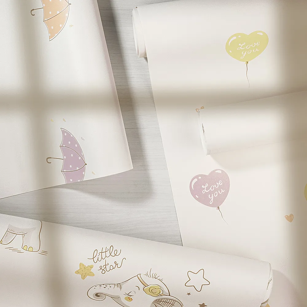 کاغذ دیواری کودک طرح ساده | سفید کد 12010 10 کاغذ دیواری کودک طرح ساده سفید کد 12010 رول ها