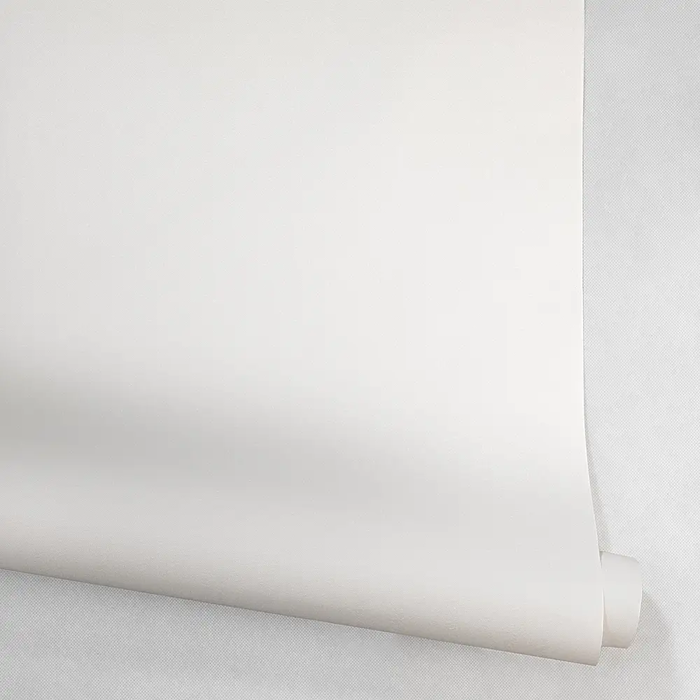 کاغذ دیواری کودک طرح ساده | سفید کد 12010 7 کاغذ دیواری کودک طرح ساده سفید کد 12010 رول باز شده