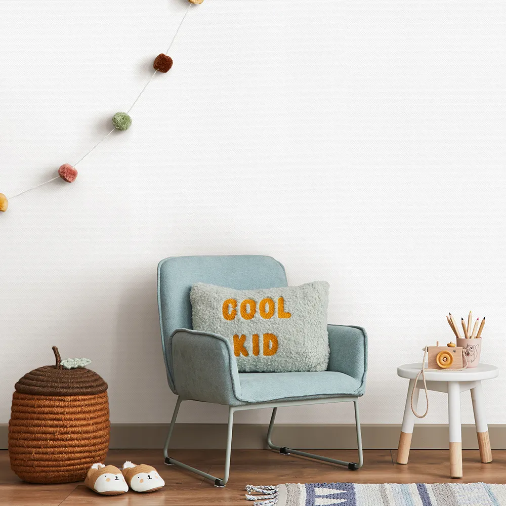 کاغذ دیواری کودک طرح ساده | سفید کد 12010 4 کاغذ دیواری کودک طرح ساده سفید کد 12010 صندلی