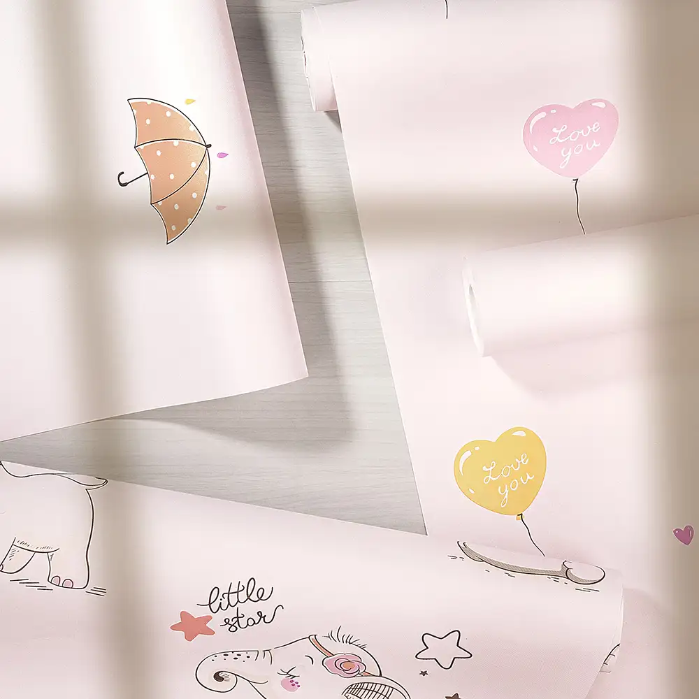 کاغذ دیواری کودک طرح فیل های کوچک | صورتی کد 12013 10 کاغذ دیواری کودک طرح فیل های کوچک | صورتی کد 12013 طرح