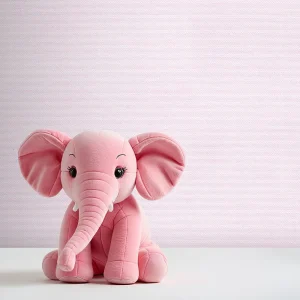 کاغذ دیواری کودک طرح ساده | صورتی کد 12014 شاخص