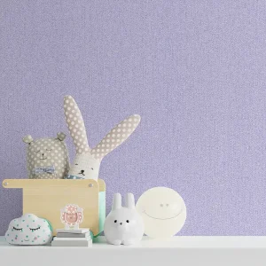 کاغذ دیواری کودک طرح ساده | بنفش کد 12018 شاخص