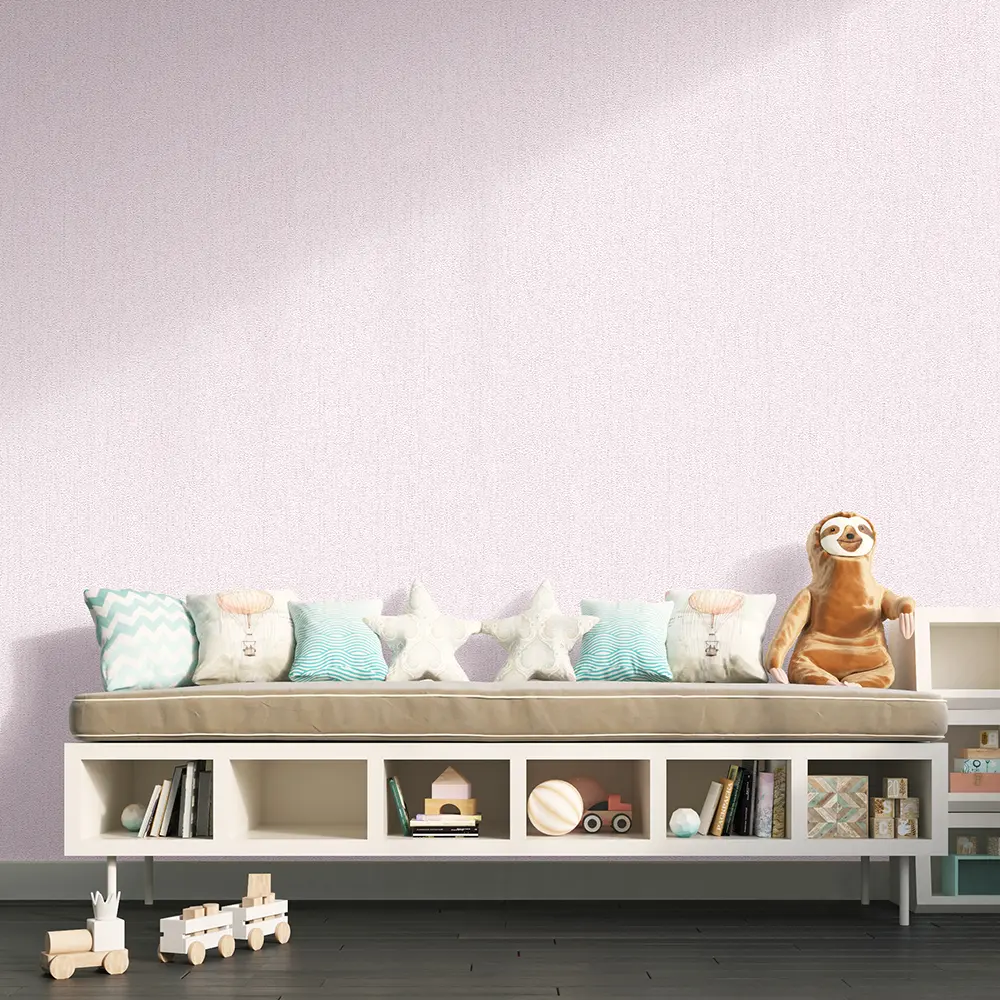 کاغذ دیواری کودک طرح ساده | صورتی کد 12022 3 کاغذ دیواری کودک طرح ساده | صورتی کد 12022 دکور