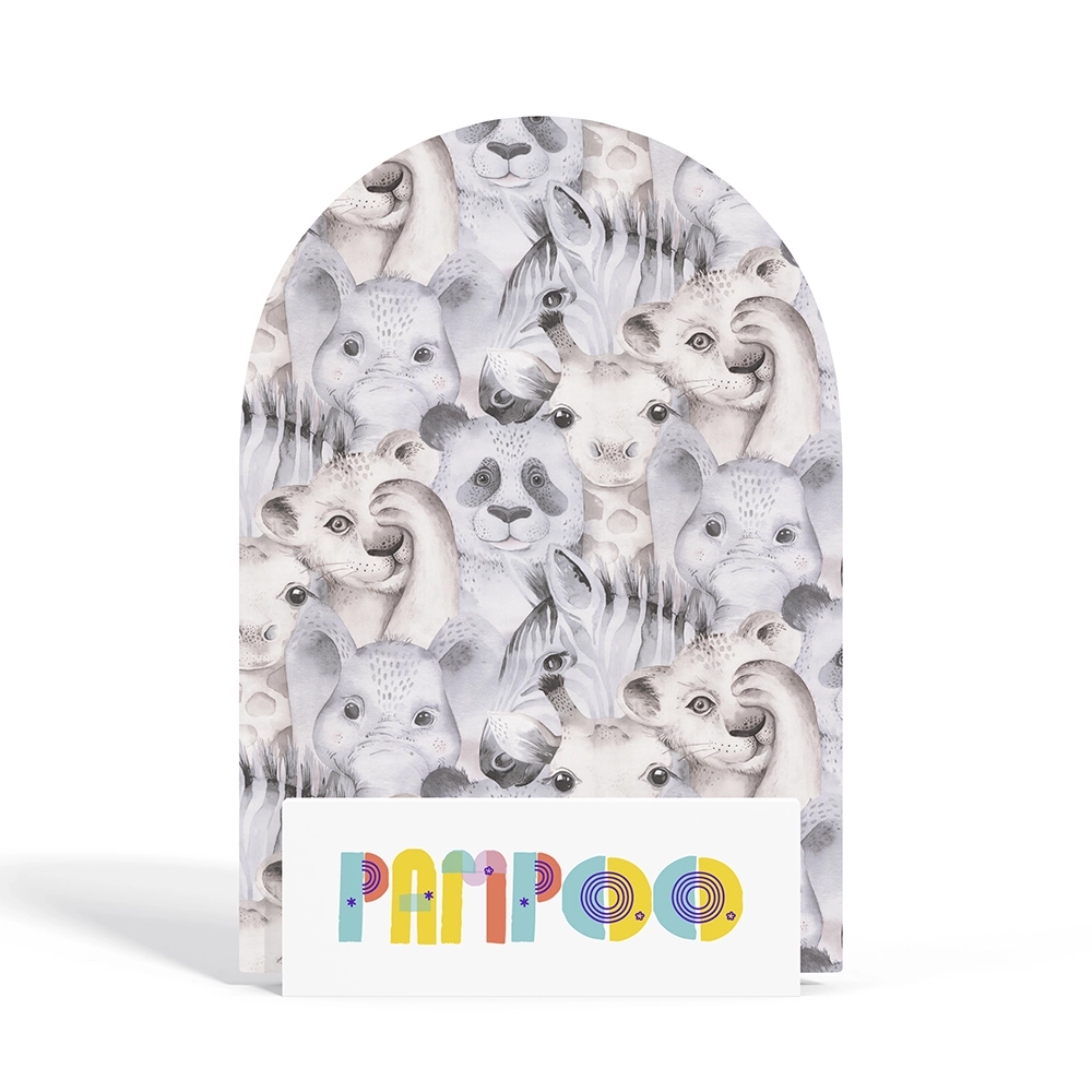 کاغذ دیواری کودک طرح حیوانات | کرم / خاکستری کد 12029 11 کاغذ دیواری کودک طرح حیوانات | کرم / خاکستری کد 12029 استند