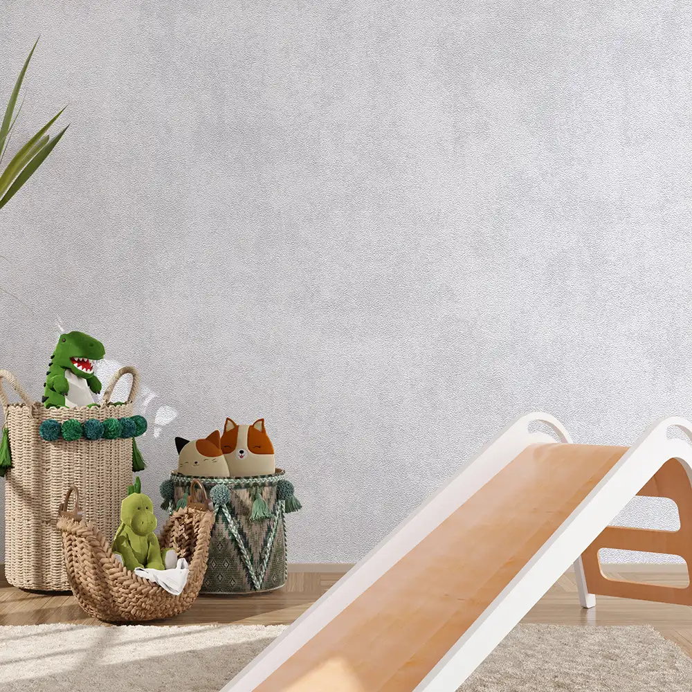 کاغذ دیواری کودک طرح ساده | طوسی کد 12030 3 کاغذ دیواری کودک طرح ساده | طوسی کد 12030 سرسره