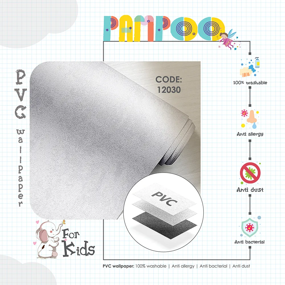 کاغذ دیواری کودک طرح ساده | طوسی کد 12030 12 کاغذ دیواری کودک طرح ساده | طوسی کد 12030 پوستر