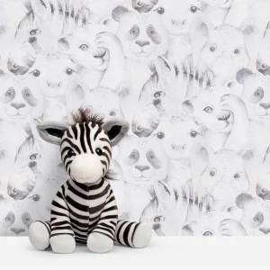 کاغذ دیواری کودک طرح حیوانات | طوسی کد 12033 شاخص