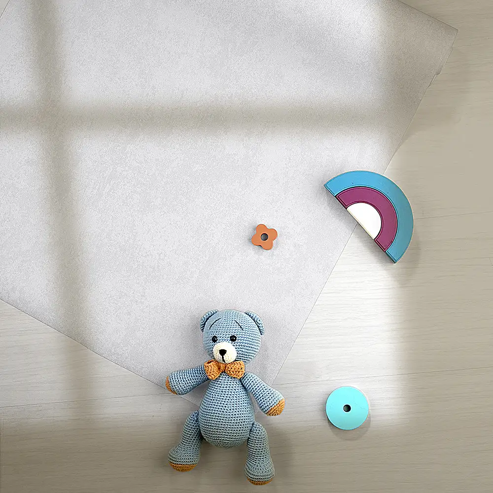 کاغذ دیواری کودک طرح ساده | طوسی کد 12034 9 کاغذ دیواری کودک طرح ساده | طوسی کد 12034 عروسک