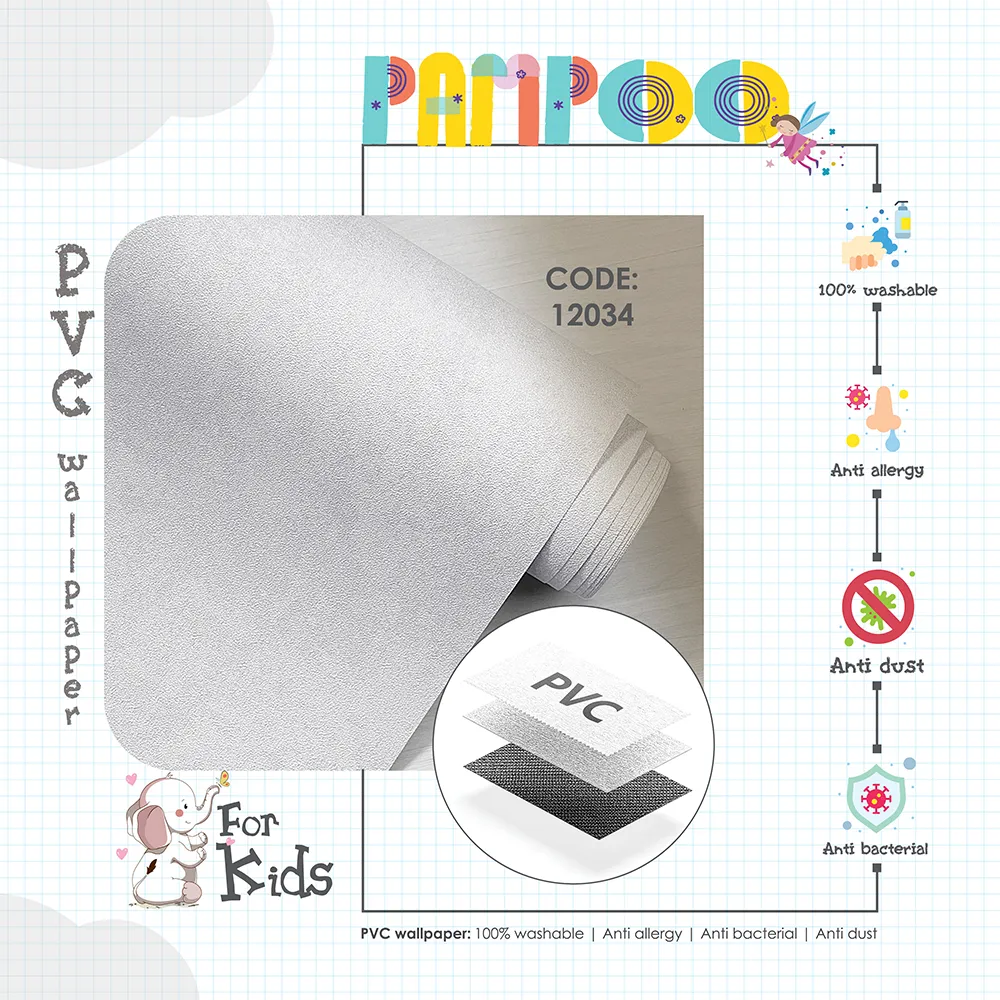 کاغذ دیواری کودک طرح ساده | طوسی کد 12034 12 کاغذ دیواری کودک طرح ساده | طوسی کد 12034 پوستر
