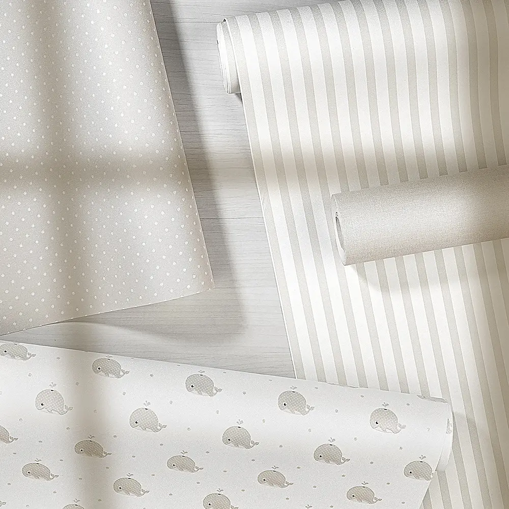 کاغذ دیواری کودک طرح ساده | کرم کد 12046 10 کاغذ دیواری کودک طرح ساده | کرم کد 12046 کد های مشابه