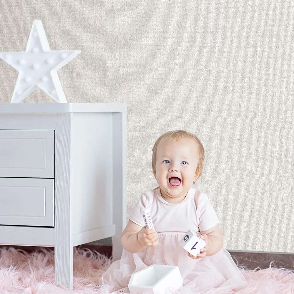 کاغذ دیواری کودک طرح ساده | کرم کد 12046 2 کاغذ دیواری کودک طرح ساده | کرم کد 12046 تصویر کودک