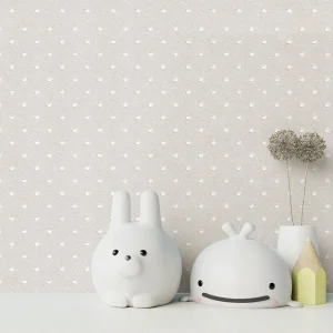 کاغذ دیواری کودک طرح نقطهچین | کرم کد 12048 شاخص