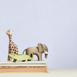 کاغذ دیواری کودک طرح ساده | آبی کد 12072 شاخص