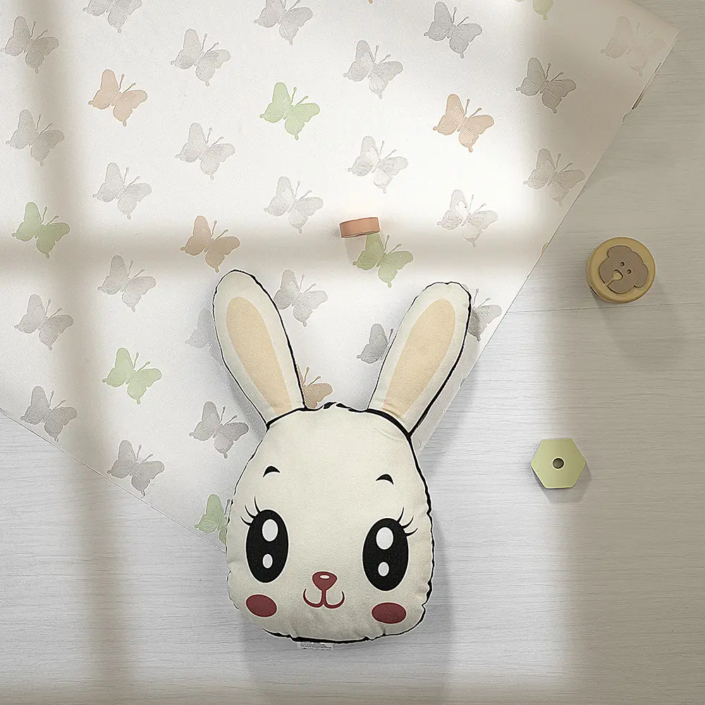 کاغذ دیواری کودک طرح پروانهای رنگی کد 12094 10 کاغذ دیواری کودک طرح پروانهای رنگی کد 12094 بالشت