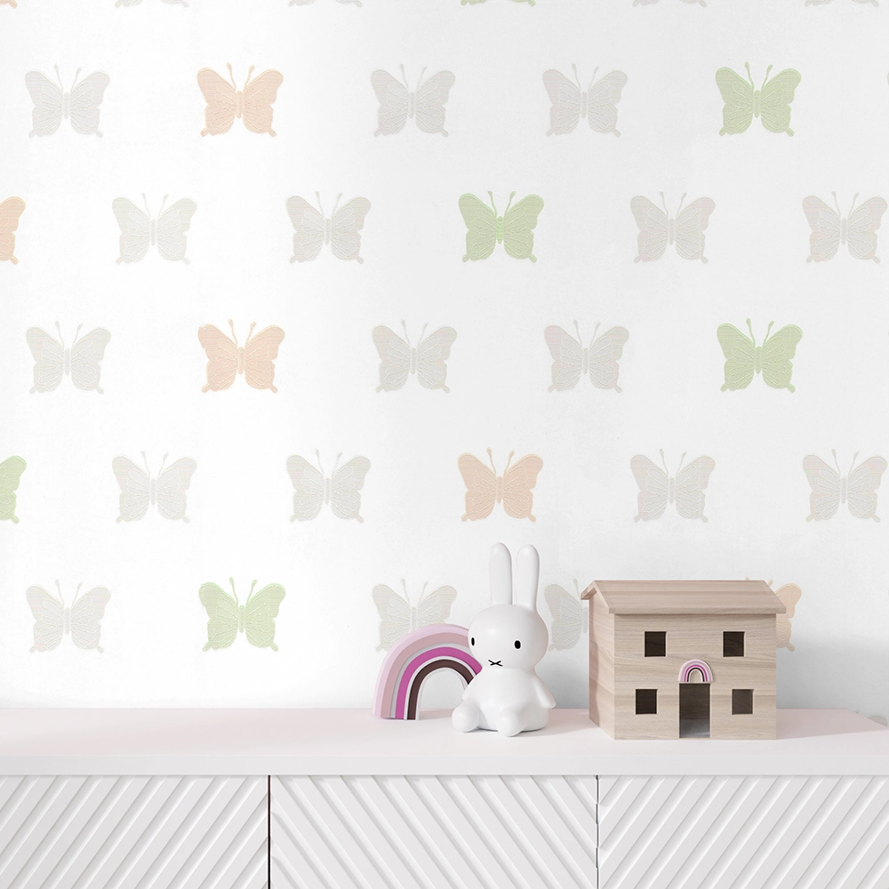 کاغذ دیواری کودک طرح پروانهای رنگی کد 12094 1 کاغذ دیواری کودک طرح پروانهای رنگی کد 12094 شاخص