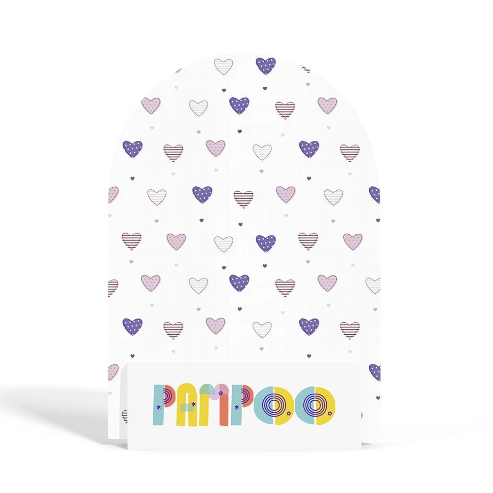 کاغذ دیواری کودک طرح قلبهای رنگی کد 12098 11 کاغذ دیواری کودک طرح قلبهای رنگی کد 12098 استند