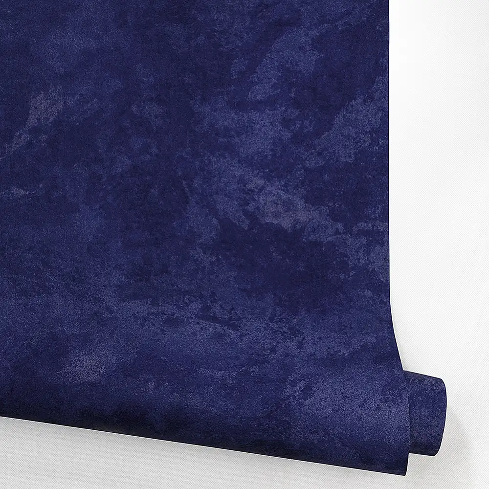 کاغذ دیواری کودک طرح ساده | سرمهای کد 12102 6 کاغذ دیواری کودک طرح ساده | سرمهای کد 12102 رول باز شده ایستاده