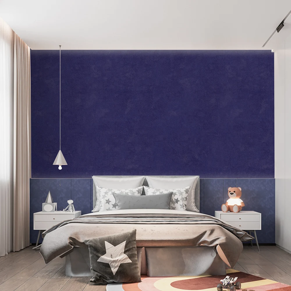 کاغذ دیواری کودک طرح ساده | سرمهای کد 12102 5 کاغذ دیواری کودک طرح ساده | سرمهای کد 12102 تخت خواب