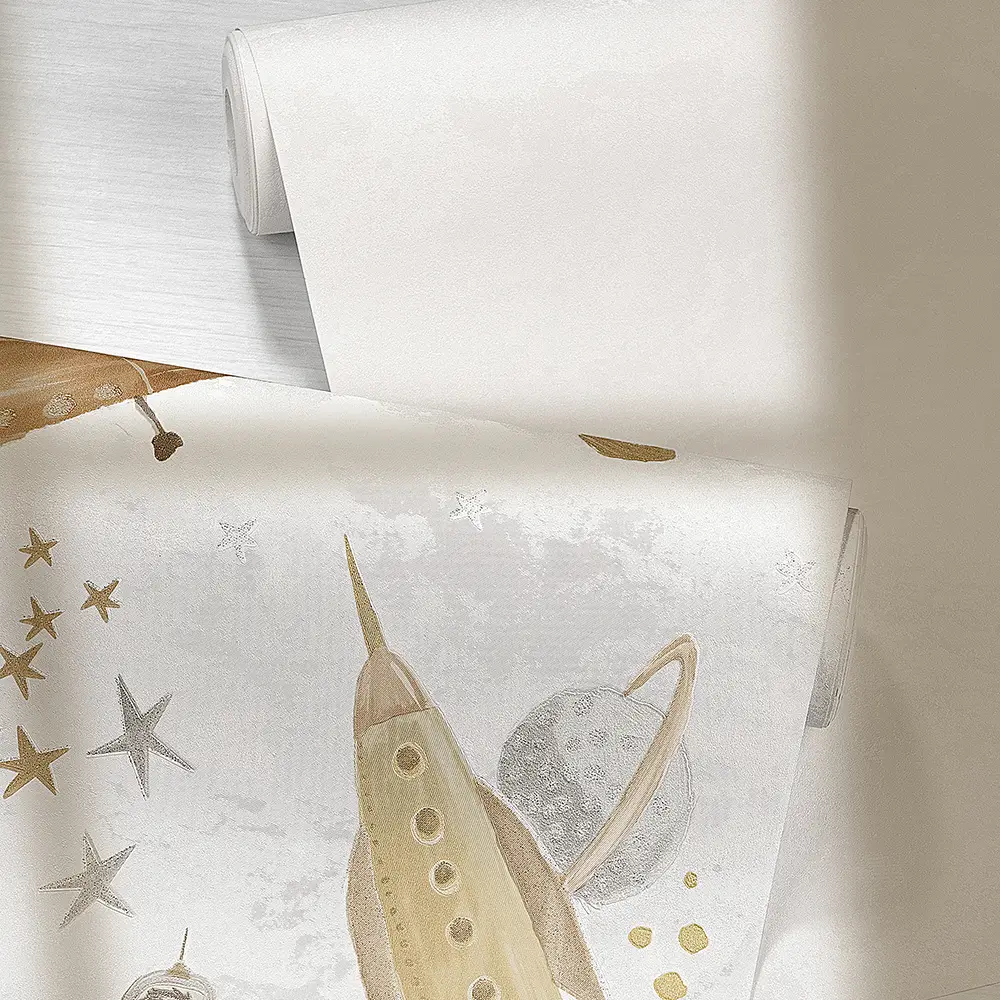 کاغذ دیواری کودک طرح ساده | سفید کد 12106 8 کاغذ دیواری کودک طرح ساده | سفید کد 12106 دو رول