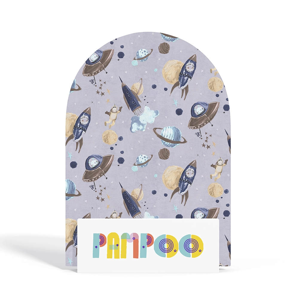 کاغذ دیواری کودک طرح کهکشان و فضانورد | چند رنگ کد 12107 12 کاغذ دیواری کودک طرح کهکشان و فضانورد | یاسی / آبی کد 12107 استند